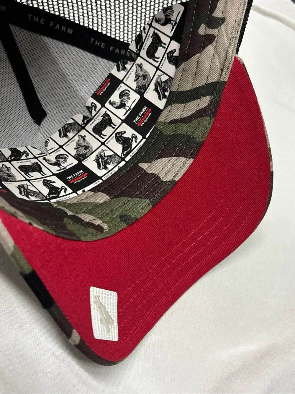 Camo Goorin Bro’s Rooster patch Trucker Hat - Green